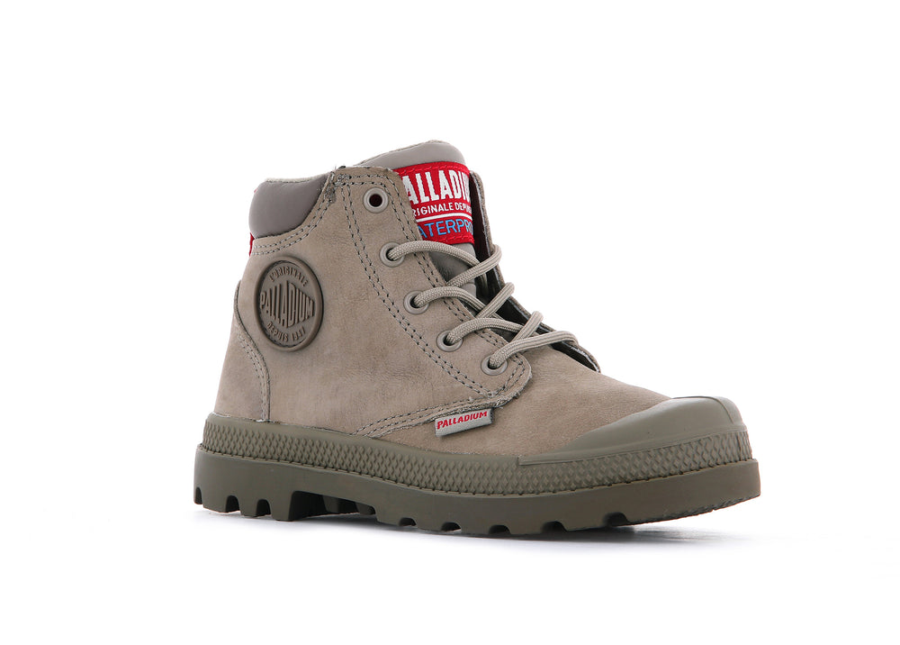 Botas Palladium PAMPA HI CUFF WP OZ Niños Dune | Costa Rica-94523